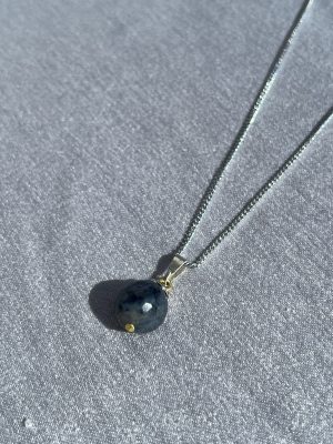 Dumortierite - Minik Form Kolye