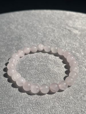 Pembe Kuvars Bileklik
